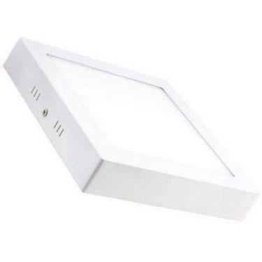Imagem de Painel plafon led sobrepor quadrado 18w branco quente 3000k startec bi