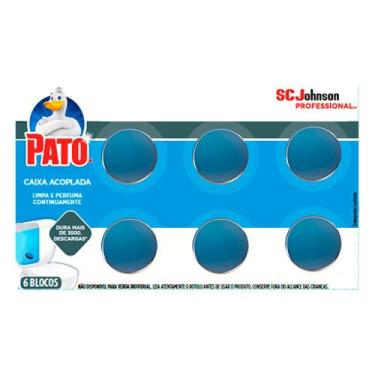 Imagem de Detergente Sanitário Pato Bloco para Caixa Acoplada Profissional com 6