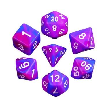 Imagem de Conjunto De Dados Coloridos De 7 Peças Para Amantes De Jogos De Tabule
