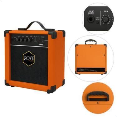 Imagem de Amplificador Guitarra Rove Music Gr15 Laranja Bivolt