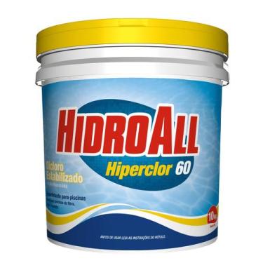 Imagem de Balde de Cloro granulado Hiperclor 60 - HidroAll 10kg