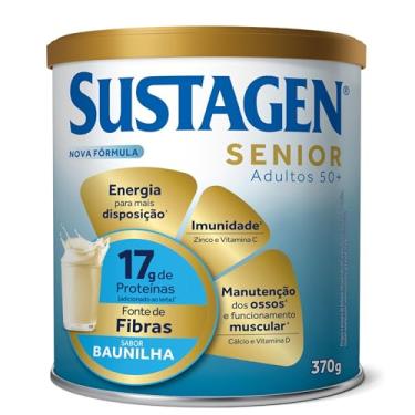 Imagem de Sustagen Senior Complemento Alimentar 50+ Sabor Baunilha Lata 370g