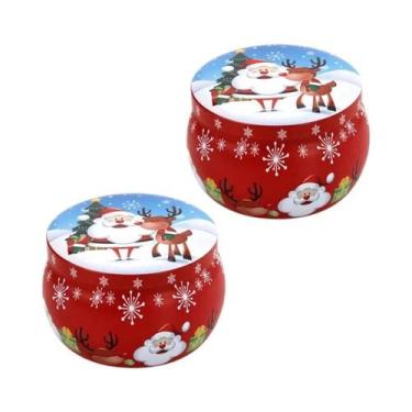 Imagem de Caixa De Doces De Natal Para Crianças, Chocolates, Velas Aromáticas, O