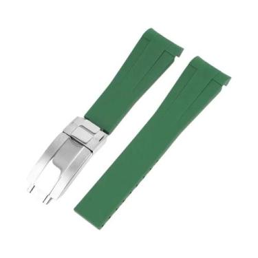 Imagem de Pulseira De Borracha À Prova d'Água De 20mm Para Rolex Série Ghost Day