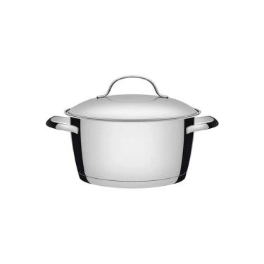 Imagem de Caçarola Funda Tramontina Allegra Em Aço Inox Com Fundo Triplo 22 Cm 4,2 L Tramontina