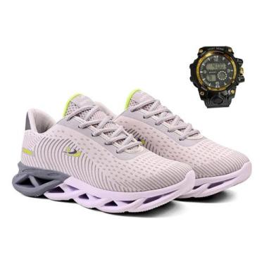 Imagem de Kit Tenis Masculino Impax Esportivo Casual Macio Relogio Esportivo Mod