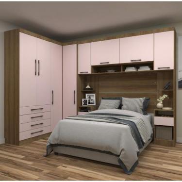 Imagem de Guarda Roupa Modulado Casal Queen 1,58 m de Canto Paris Luciane M06 Co
