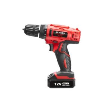 Imagem de Parafusadeira e Furadeira Mondial Power Tools Fpf-06m Bivolt, VERMELHO