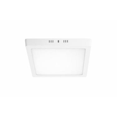 Imagem de Painel/ plafon led sobrepor cor braco pvc taschibra 6500k 24w, Branco