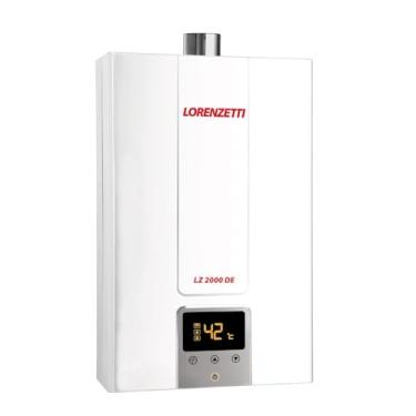Imagem de Aquecedor de Água a Gás LZ 2000 DE-B GN Digital 20L/Min, Branco, Lorenzetti