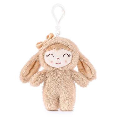 Imagem de Mini Boneca Gloveleya By Metoo Doll Spring Pelúcia Coelha Marrom 14cm