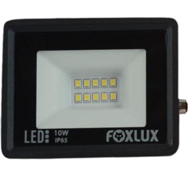 Imagem de Refletor Led Foxlux 10w Bivolt 6500k Preto
