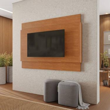 Imagem de Painel Suspenso para Tv até 65 Polegadas 100% Mdf 185cm Aros Naturale