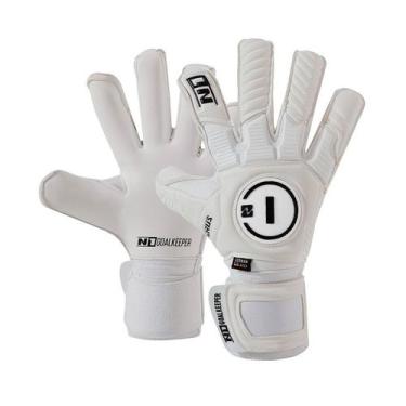 Imagem de Luva de Goleiro Profissional N1 Horus, 9, Branco