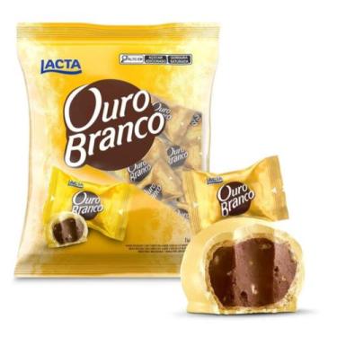 Imagem de Bombom ouro branco pct 1 kg lacta
