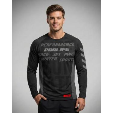 Imagem de Camisa UV Masculina Life - Prolife, Grafite, PP