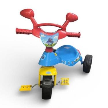 Imagem de Triciclo Velotrol Baby Infantil Com Adesivos e Pedal Biemme, Fazendinh