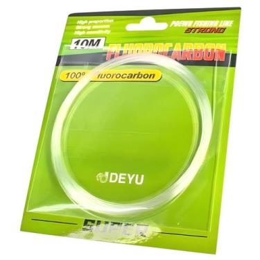 Imagem de Linha de Pesca Nylon Fluorcarbono 10m - Deyu 0,40mm