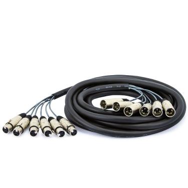 Imagem de Multicabos Com Conectores Xlr 20 Vias Cirilo Cabos 15 Metros