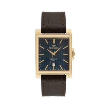 Imagem de Relógio Technos Executive Marrom/Dourado Masculino 2115TVM
