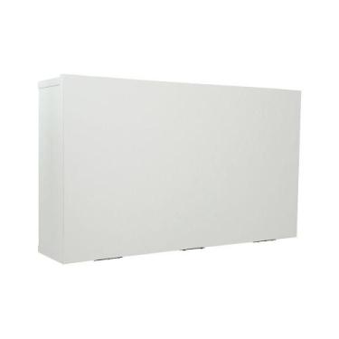 Imagem de Escrivaninha De Parede Dobrável Com Prateleira - Bella Branco - Decori