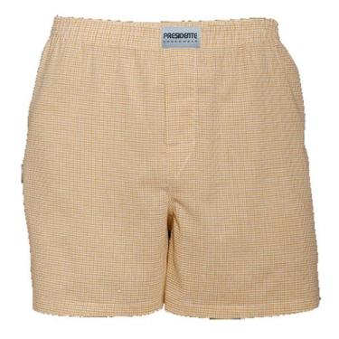 Imagem de Cueca Samba-canção Presidente C/ Abertura Frontal 100% Algodão - 218 -