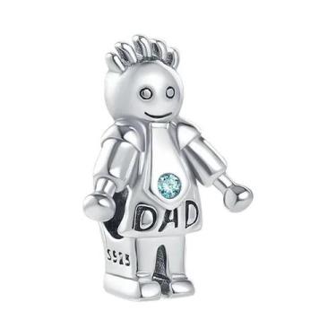 Imagem de Pingente Árvore Genealógica Prata 925 Charm Mãe Pai Amor Eterno Para P