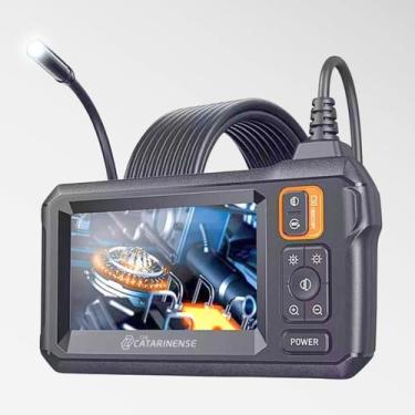 Imagem de Endoscópio Câmera HD Sonda 1m IP67 Inspeção Carro Moto Cano Obra Estru