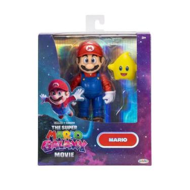 Imagem de Figura Mario c/ Estrela 13cm - Super Mario Galaxy Sunny 5101