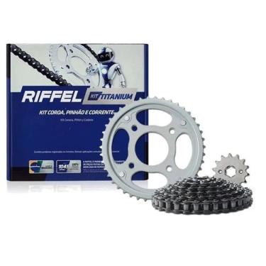 Imagem de Kit Relação Completa Cg 150 Titan 150 Fan 150 2004 Á 2015 - RIFFEL