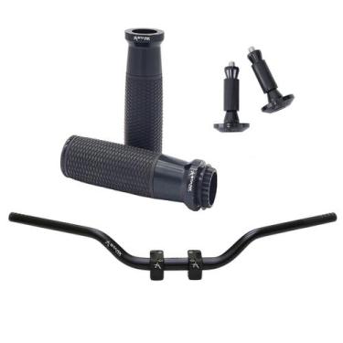 Imagem de Kit Manopla Peso Guidão Naked Factor Cb650F Cb300 Hornet Xj6 - Stark R