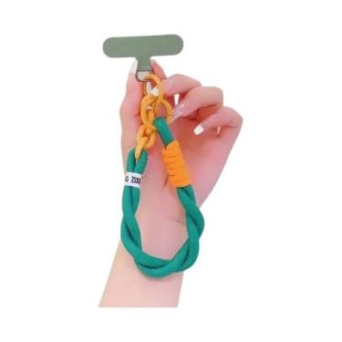 Imagem de Cordão Curto Feminino Para Celular, Alça De Pulso Anti-perda, Chaveiro