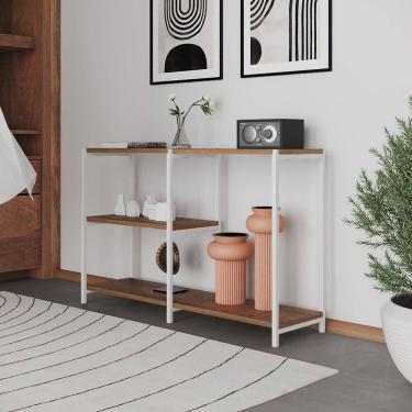 Imagem de Aparador Console Industrial Artesania 120cm para Sala Home Hall Entrada e Decoração - B...