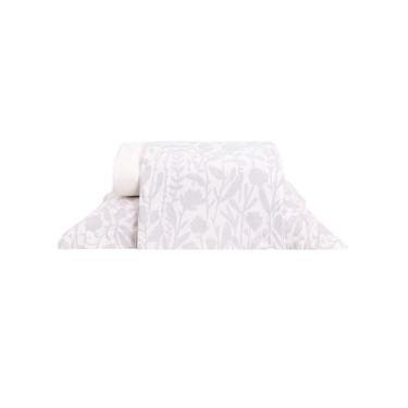 Imagem de Jogo de Lençol Floral Arsty Cinza 200 Fios Queen Size Cinza