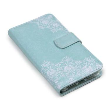 Imagem de Capa Carteira Estampada Tendencias Renda Para Iphone 15 Pro 6.1 - CELL