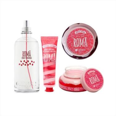 Imagem de Kit L'occitane Romã Hidra. Mãos+Spray Perfumado+Geleia Hidra. - NegaBe