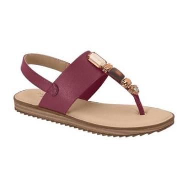 Imagem de Sandalia Modare 7141.120 Rasteira dedo conforto leve Pedras Feminina-Feminino