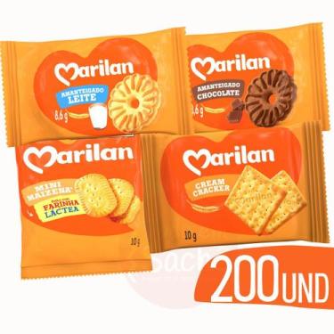 Imagem de Kit Biscoitos em Sache Sortidos Marilan 200 und