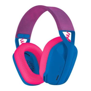 Imagem de Fone headset gamer sem fio g435 lightspeed logitech azul 981-001061