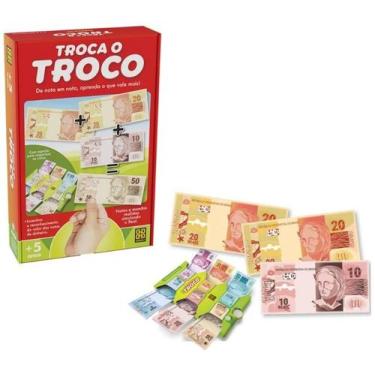 Imagem de Jogo Educativo Troca o Troco - Linha Brincando e Aprendendo - Grow - 0
