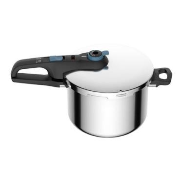Imagem de Panela de Pressão Rochedo Inox Indução 6 Litros Fechamento Externo