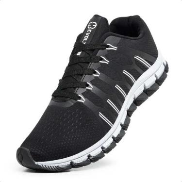 Imagem de Tênis Masculino Corrida Leve Macio Antiderrapante Promoção - Evoltenn,
