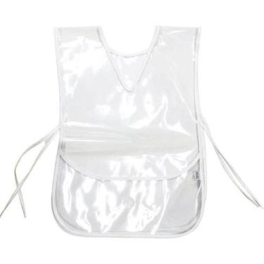 Imagem de Avental Escolar Liso Cristal Grande 52x37cm Pacote Com 6 - Goodie