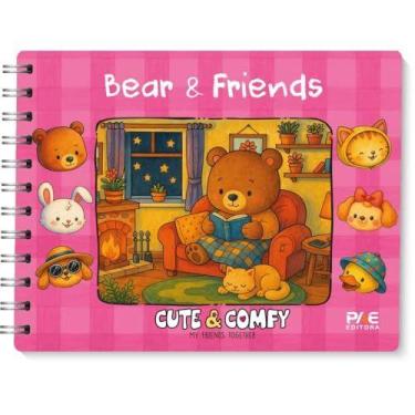 Imagem de Livro De Colorir Cute E Comfy Bear Friend.Cd Rs - PAE EDITORA