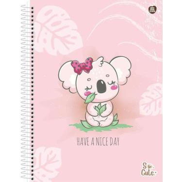 Imagem de Caderneta (Pequena) Espiral 1/8 So Cute 80 Folhas Capa Dura 10,1 x 15c