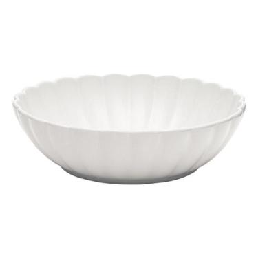 Imagem de Saladeira De Porcelana 25,5cm Flora Camélia Branco Oxford