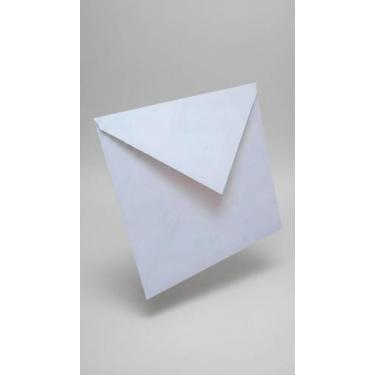 Imagem de Envelope Quadrado 15x15cm 240g Bico Branco Liso - Congratulations Stor