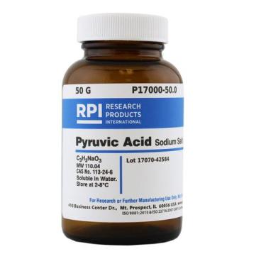 Imagem de Sal de Sodio de Ácido Pirúvico RPI 50g