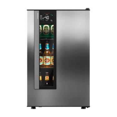 Imagem de Cervejeira Vertical Metalfrio Beer Maxx One Inverter 114 Litros Glass Viewer Inox Vn12tp 220v