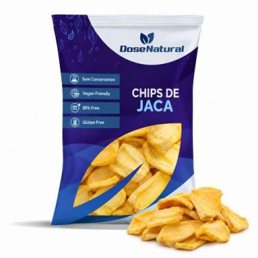 Imagem de Chips de Jaca Premium Crocante Snack Saudável Fruta Dieta Natural Sem 